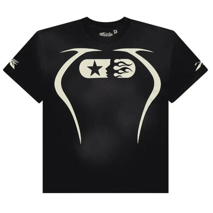 Hellstar Warm Up T-Shirt Black - Afewvibe