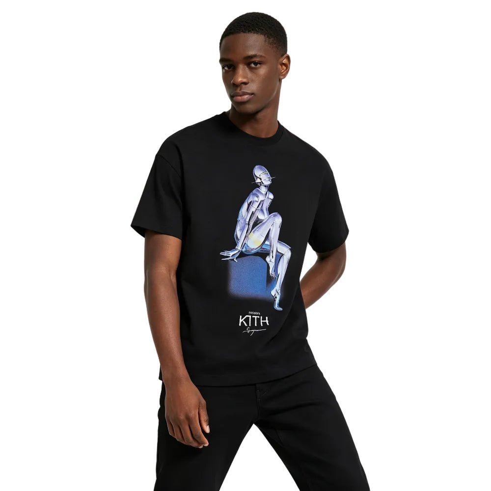 トップス Kith for Nanzuka Gallery Sorayama XL Kith For Nanzuka Gallery Sorayama Model A Stitch Tee Black – AFewVibe