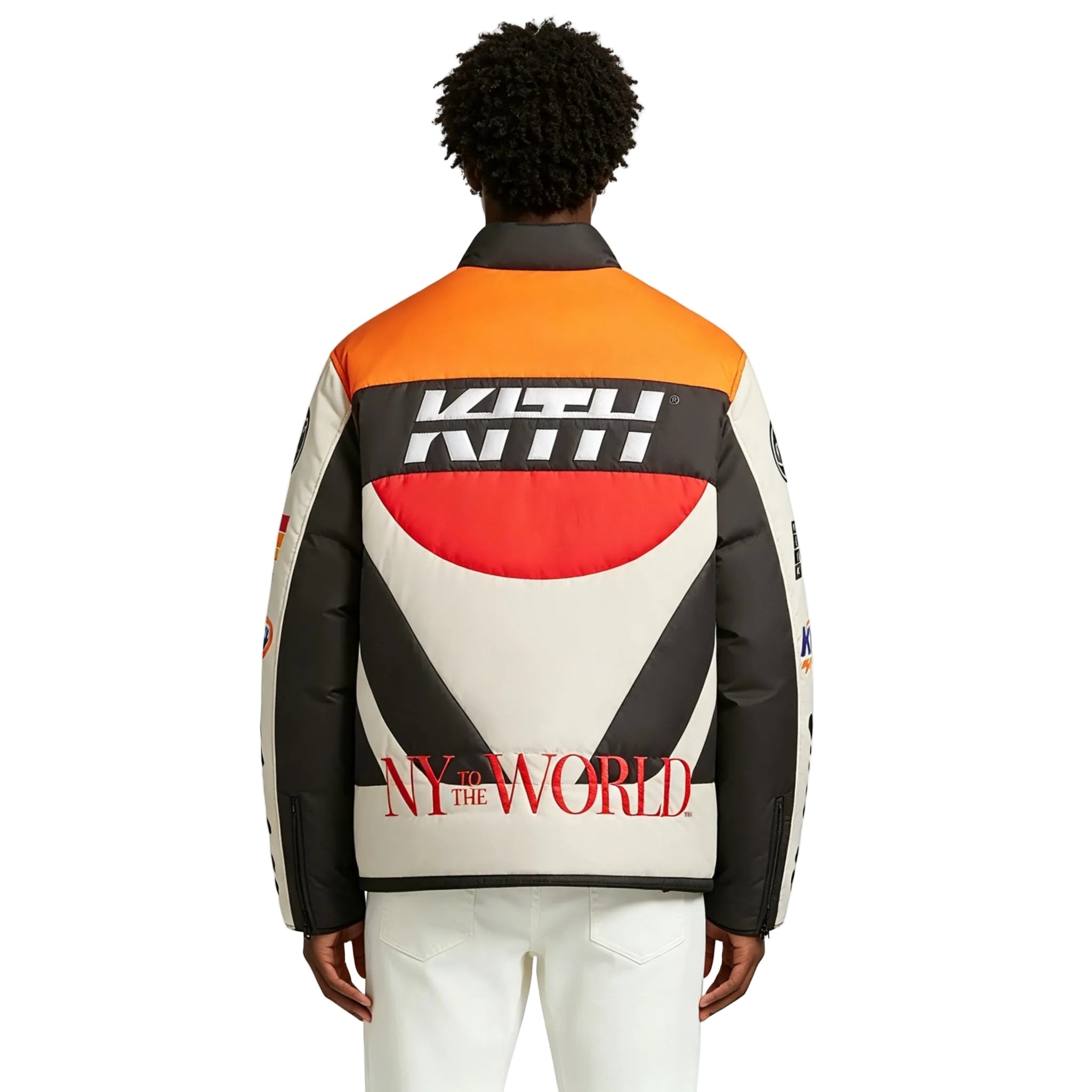 Kith Full Zip Brixton Puffed Shirt Jacket Sandrift - AFewVibe