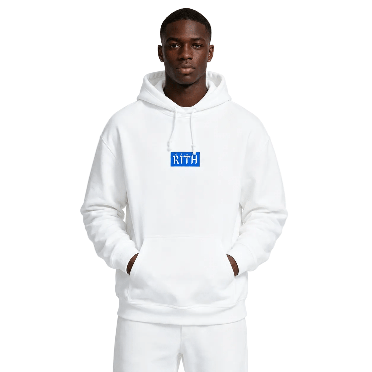 Kith Hebrew Script Hoodie White - AFewVibe