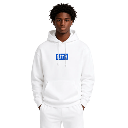 Kith Hebrew Script Hoodie White - AFewVibe