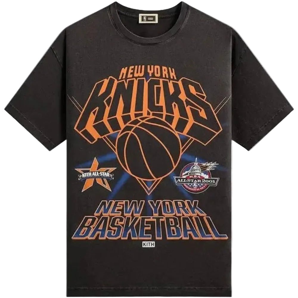 Kith NBA All Star New York Knicks Vintage Tee Black - AFewVibe
