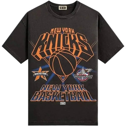 Kith NBA All Star New York Knicks Vintage Tee Black - AFewVibe