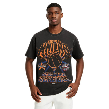 Kith NBA All Star New York Knicks Vintage Tee Black - AFewVibe