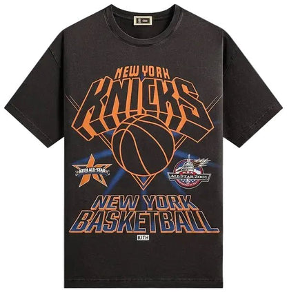 Kith NBA All Star New York Knicks Vintage Tee Black - AFewVibe