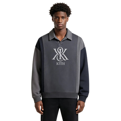 Kith Nelson Collared Pullover Torpedo - AFewVibe