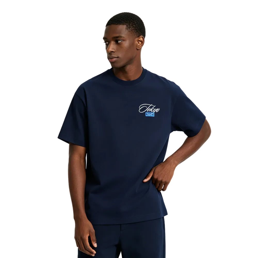 KITH TOKYO FUJI LOGO TEE Navy – AFewVibe