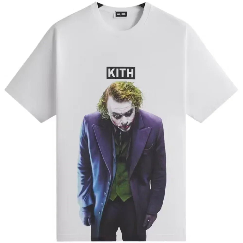 kith ジョーカー プリント Tシャツ Kith x Batman Joker Tee White – AFewVibe