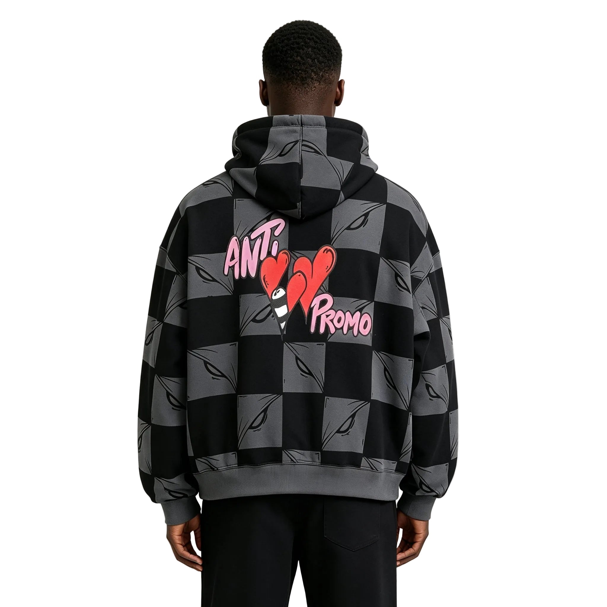 Matty Boy 99 Eyes Hoodie Black Grey - AFewVibe