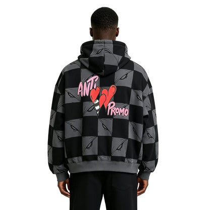 Matty Boy 99 Eyes Hoodie Black Grey - AFewVibe