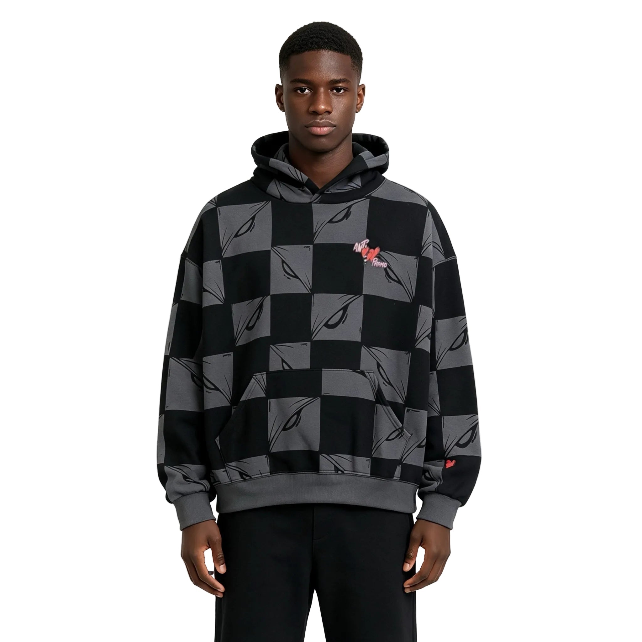 Matty Boy 99 Eyes Hoodie Black Grey - AFewVibe