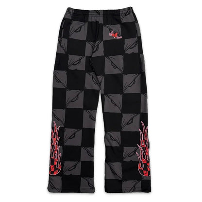 MATTY BOY 99 EYES SWEATPANTS ATLFLAMES BLACK/GREY - Afewvibe