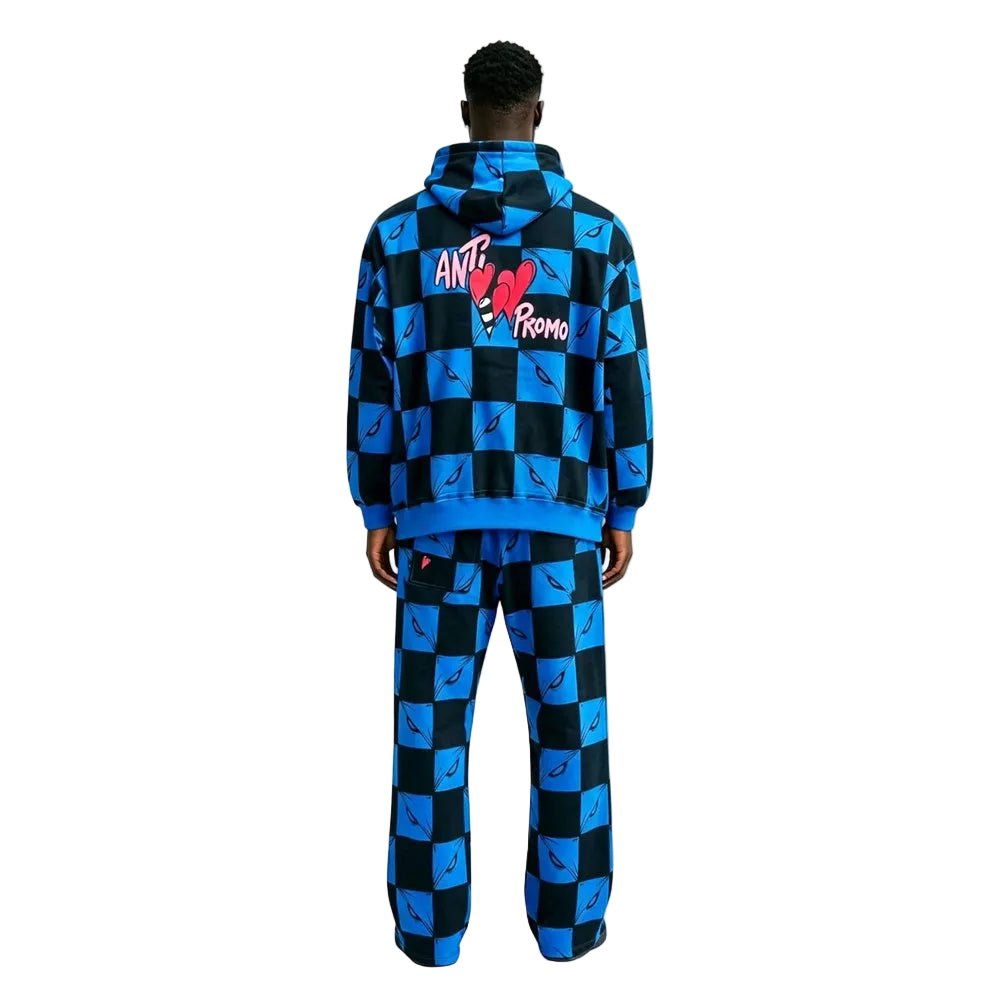 Matty Boy Anti Promo 99 Eyez Sweatpants Black Blue - AFewVibe
