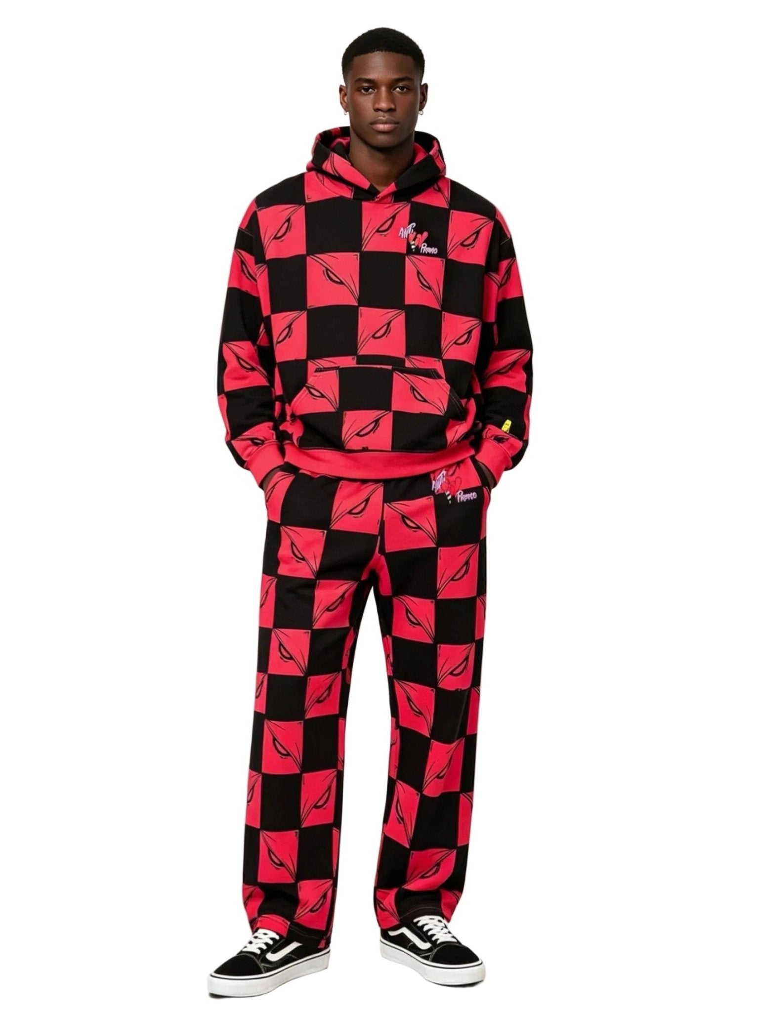 Matty Boy Anti Promo 99 Eyez Sweatpants Black Red – AFewVibe