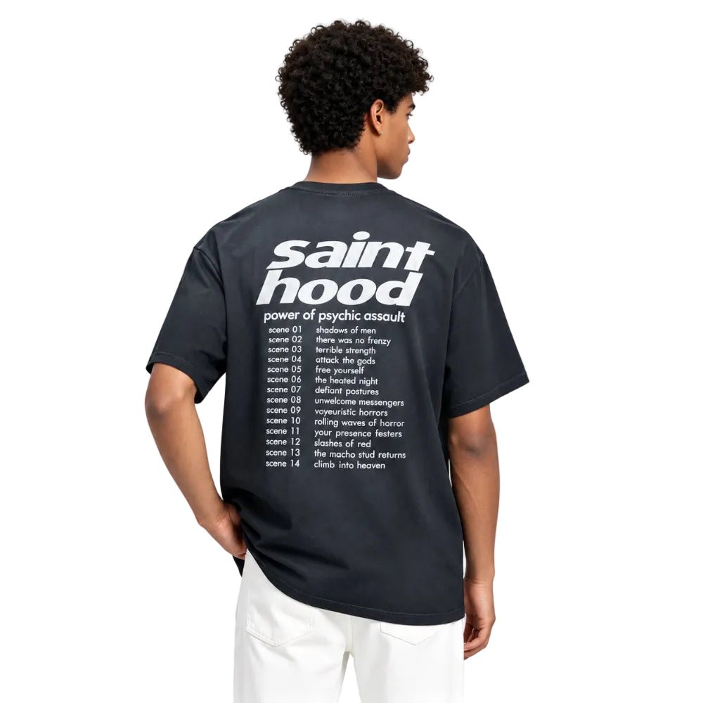 Neighborhood x Saint Michael Saint Hood Bike T-Shirt Vintage Black - AFewVibe
