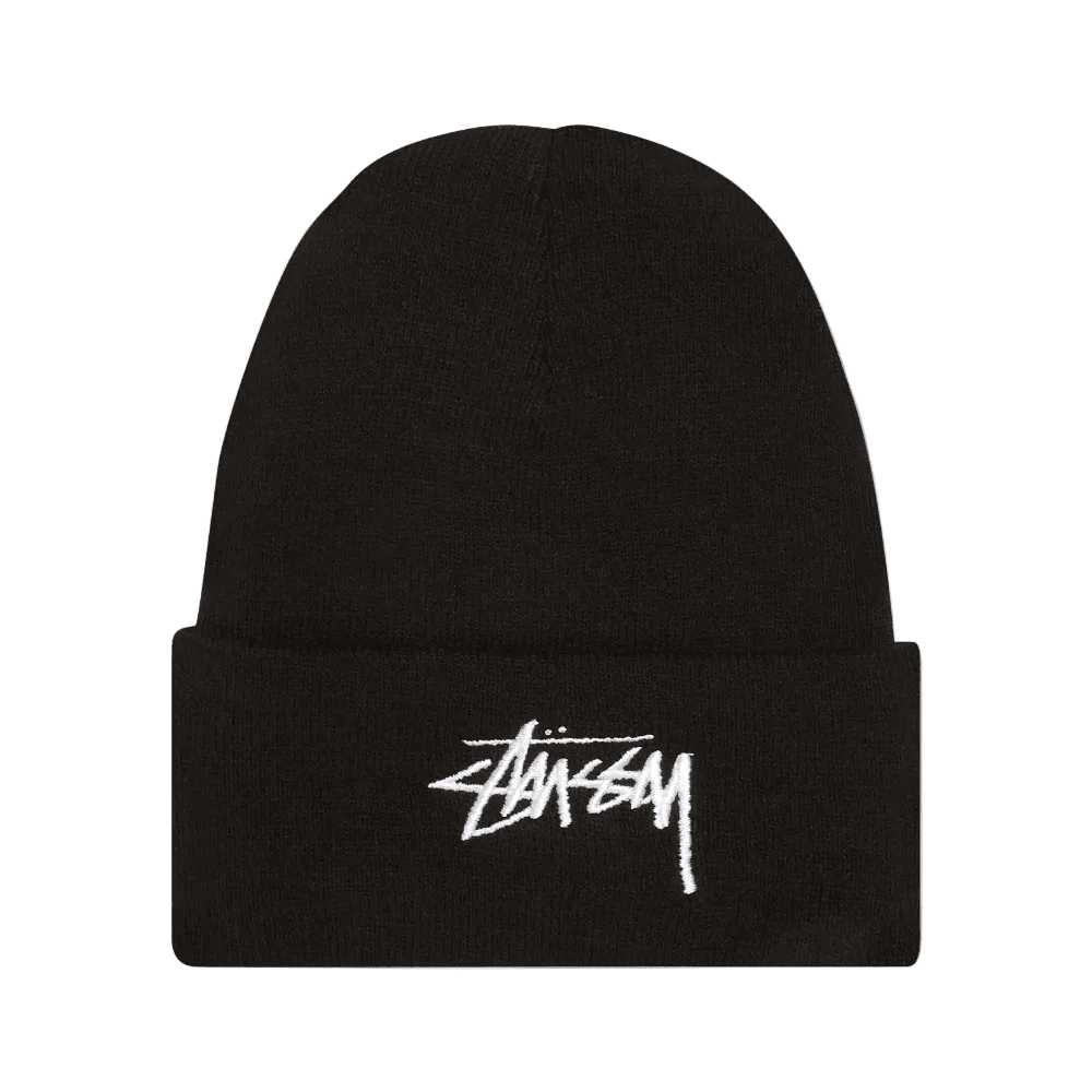 Nike × Stussy Cuff Beanie Black - AFewVibe