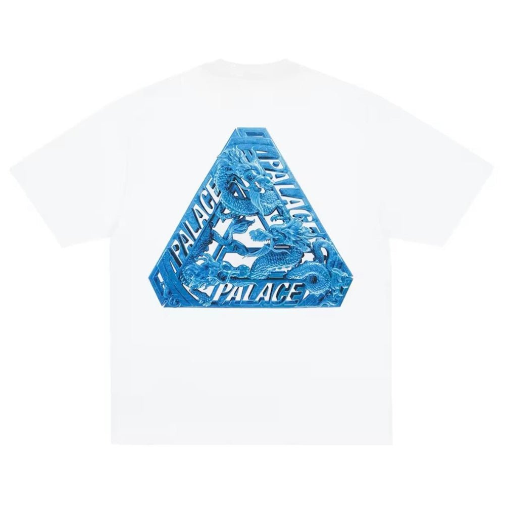 Palace Hong Kong Exclusive Dragon Tri - Ferg T-shirt White - Afewvibe