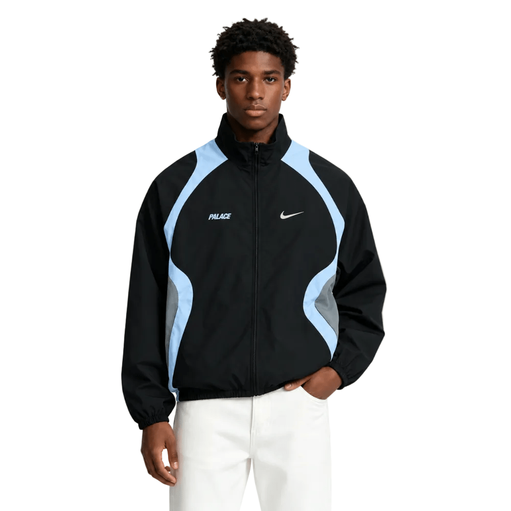 Palace x Nike Track Jacket Black - AFewVibe