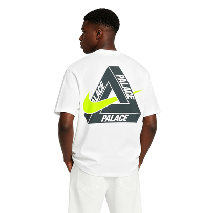 Palace x Nike Tri Swoosh T-Shirt White - AFewVibe