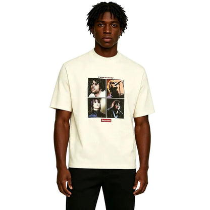 Represent Liam Gallagher Cmon You Know Vintage Tee White - AFewVibe