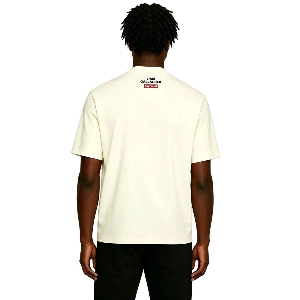 Represent Liam Gallagher Cmon You Know Vintage Tee White - AFewVibe
