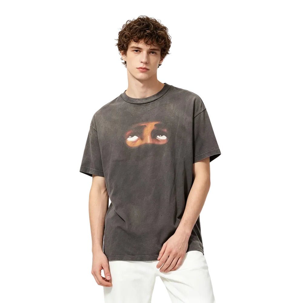 Saint Michael Eyes T-shirt - AFewVibe