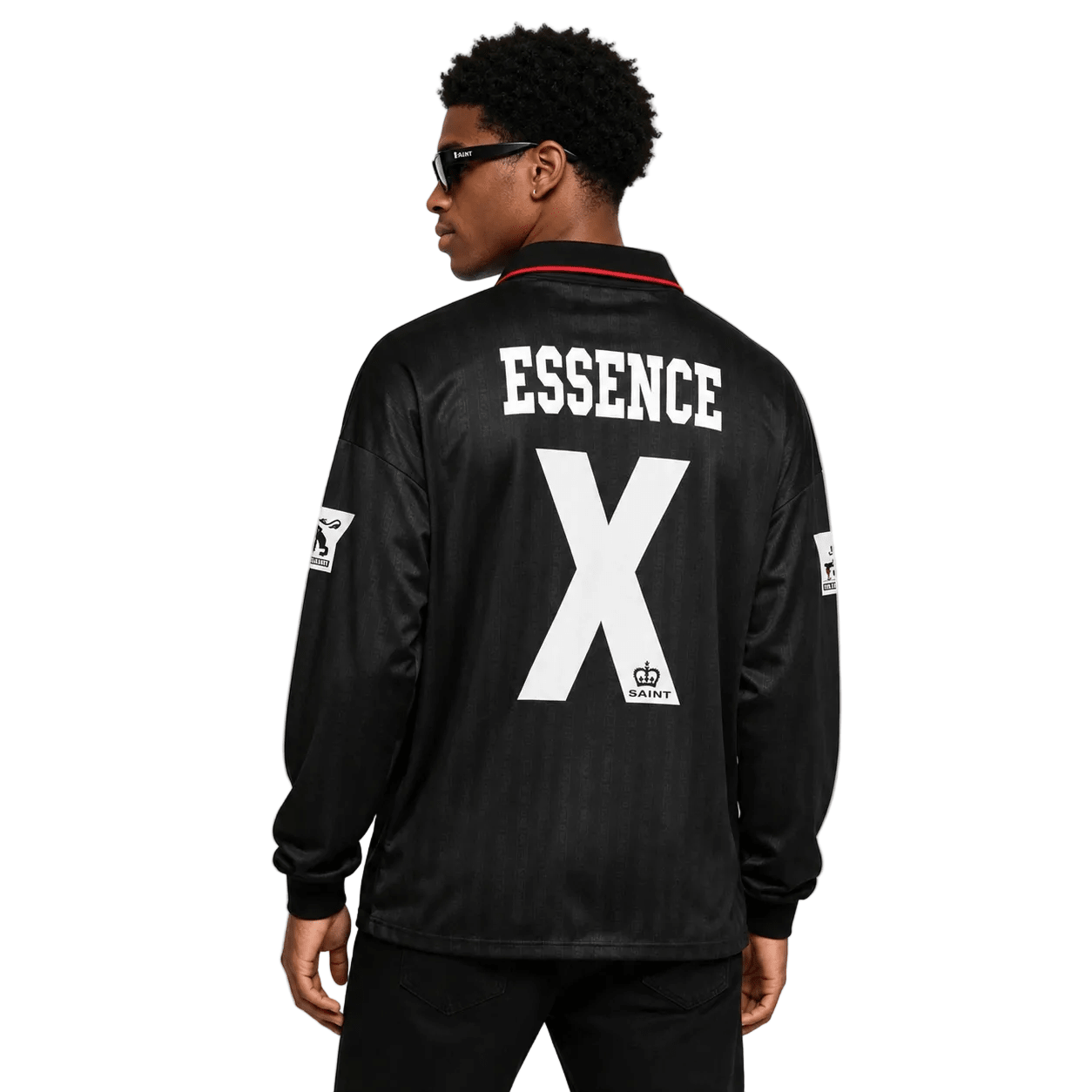 Saint Michael Faith Soccer Shirt Black - AFewVibe