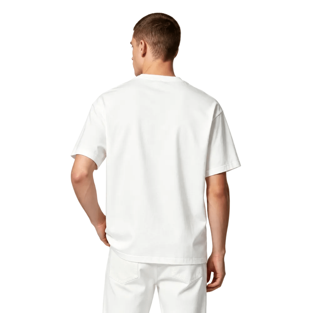 Saint Michael Heart Saint T-Shirt White - AFewVibe