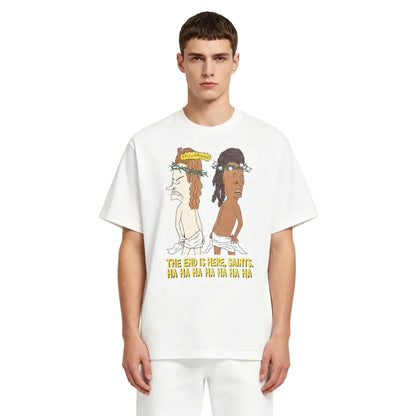 Saint Michael Holy and Virtuous T-Shirt White - AFewVibe