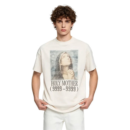 Saint Michael Holy Mother Short Sleeve T-shirt - AFewVibe