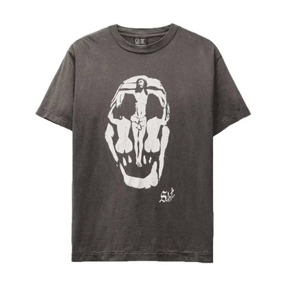 Saint Michael Jesus Skull T-Shirt - Afewvibe