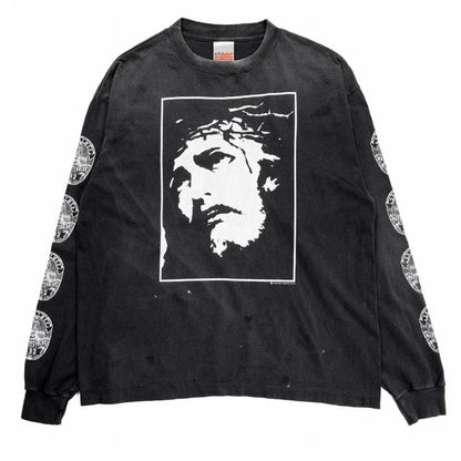 SAINT Mxxxxxx LS TEE / LOVE SAINT BLACK - Afewvibe