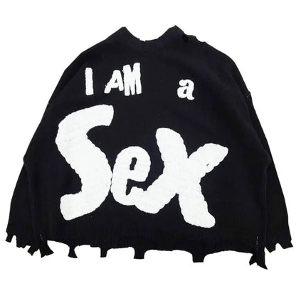 SAINT MXXXXXX x Sex Pistols embroidered sweater - Afewvibe