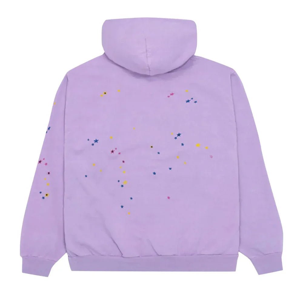 Sp5der Açaí Hoodie Purple - Afewvibe