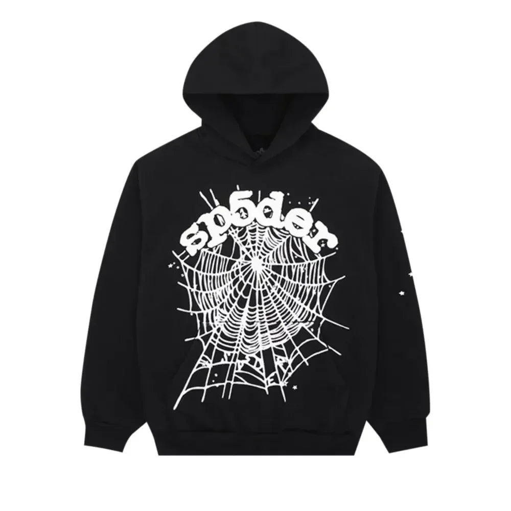 Sp5der OG Web Hoodie Black – AFewVibe