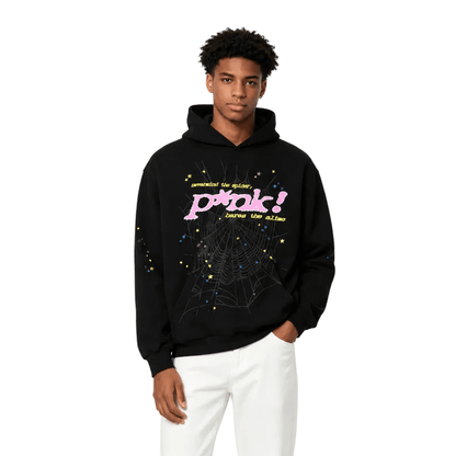 Sp5Der P*Nk Hoodie Black - AFewVibe