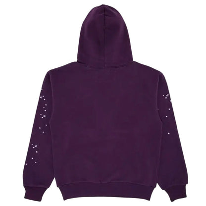 Sp5der Star OG Web V2 Hoodie Purple - AFewVibe