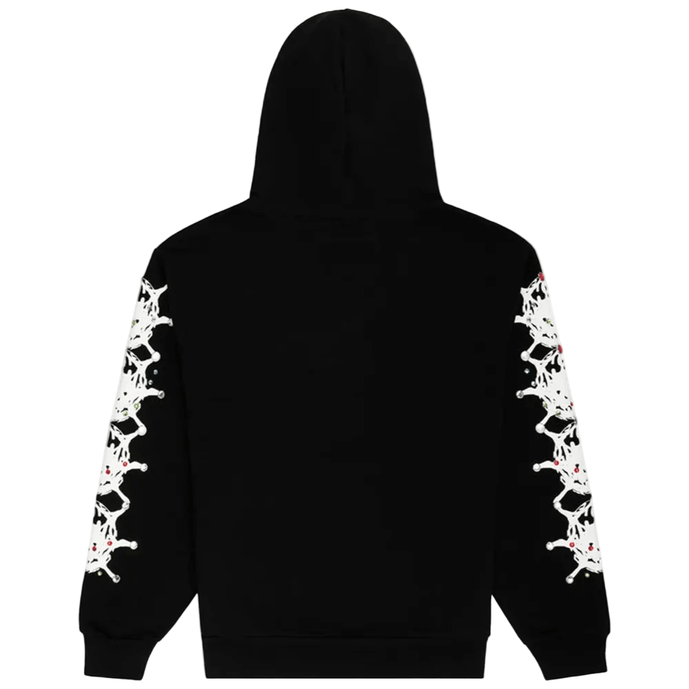 Sp5der Stone Hoodie Black - AFewVibe