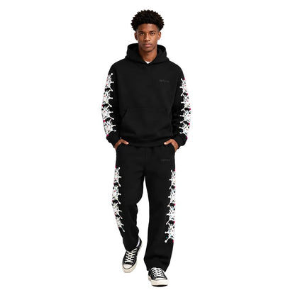 Sp5der Stone Sweatpant Black - AFewVibe