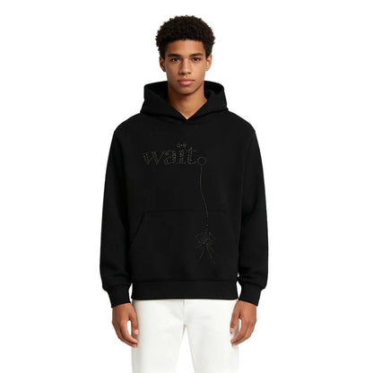 Sp5der Wait Stone Hoodie Black - AFewVibe