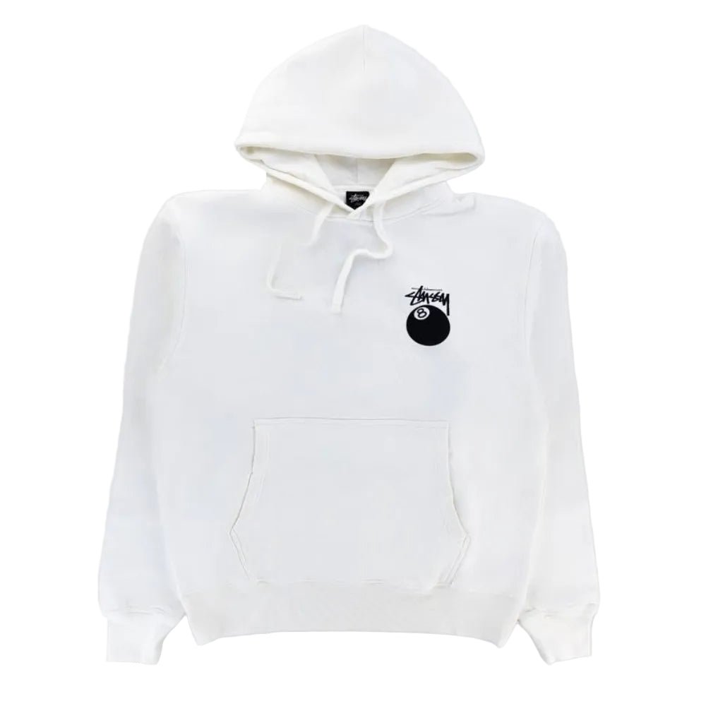 Stussy 8 Ball Pigment Dyed Hoodie Natural - AFewVibe