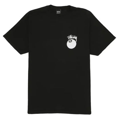Stussy 8 Ball Pigment Dyed Tee Black - Afewvibe