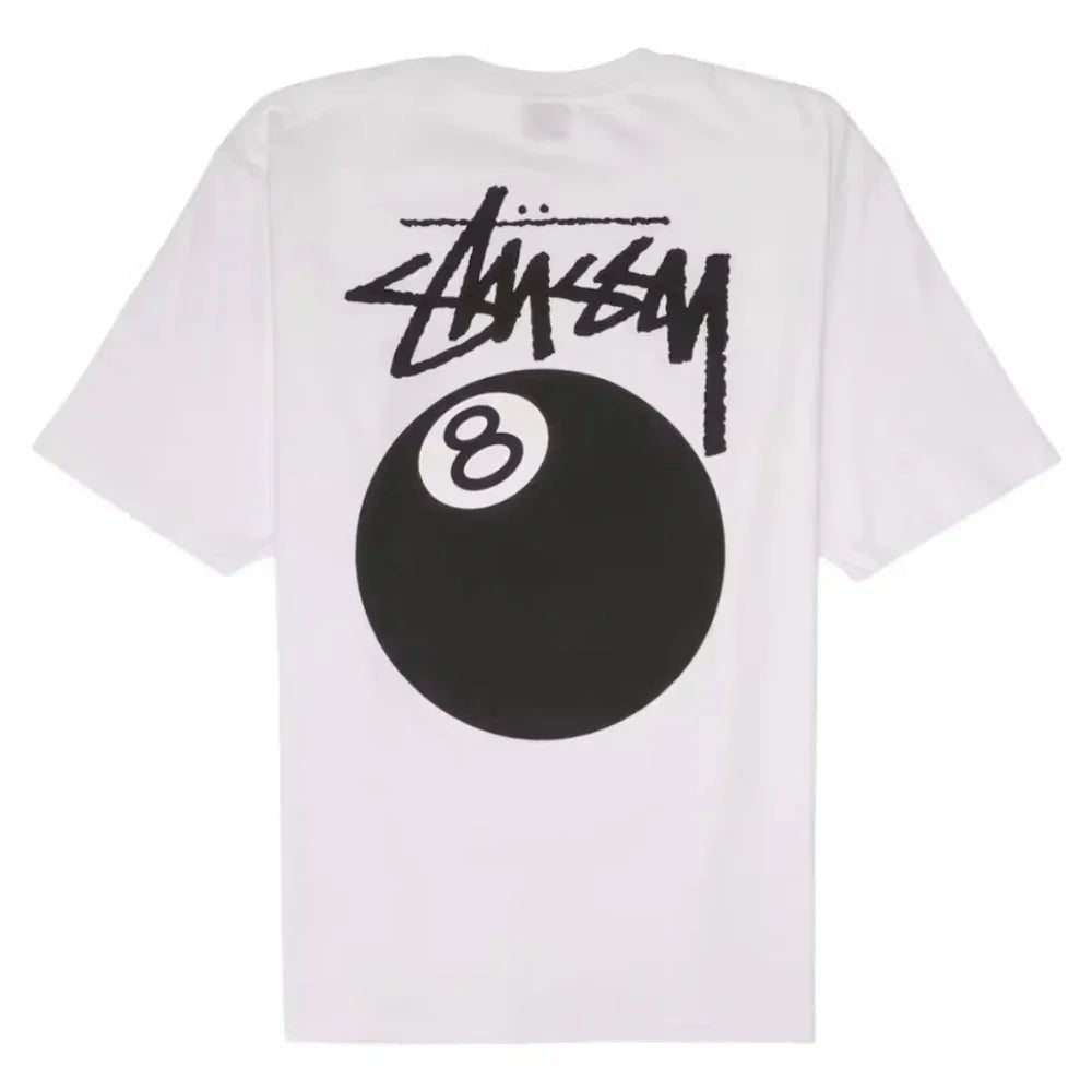 Stussy 8 Ball Tee White – AFewVibe