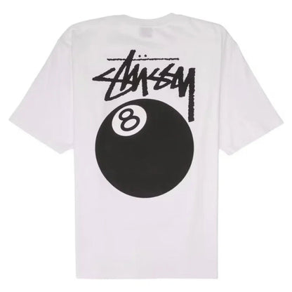 Stussy 8 Ball Tee White - Afewvibe
