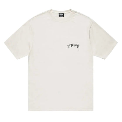 Stussy Arachnid Pigment Dyed Tee Natural - AFewVibe