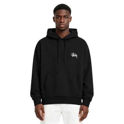 Stussy Basic Hoodie Black - AFewVibe