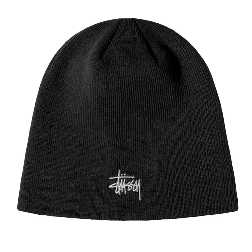 Stussy Basic Skullcap Beanie Black - Afewvibe