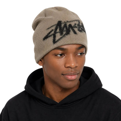 Stussy Brushed Out Stock Skullcap Sand - AFewVibe