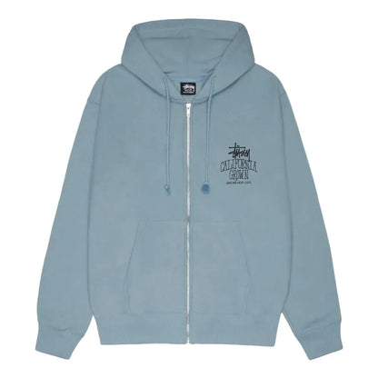 Stussy Cali Grown Zip Hoodie Slate - Afewvibe