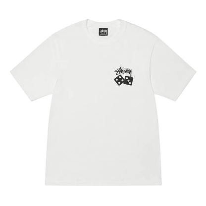 Stussy Dice Pigment Dyed Tee Natural - AFewVibe
